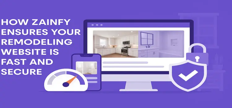 How Zainfy Ensures Your Remodeling Website is Fast and Secure?