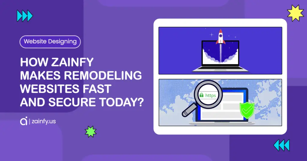 How Zainfy Makes Remodeling Websites Fast and Secure Today