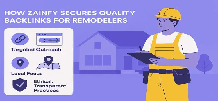 How Zainfy Secures Quality Backlinks for Remodelers