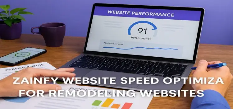 Zainfy Website Speed Optimization for Remodeling Websites