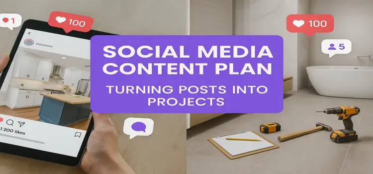 Zainfy’s Social Media Content Plan for Remodelers Turning Posts into Projects