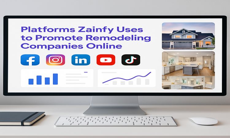Platforms Zainfy Uses to Promote Remodeling Companies Online
