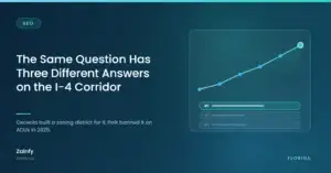 The Same Question Has Three Different Answers on the I-4 Corridor — Zainfy