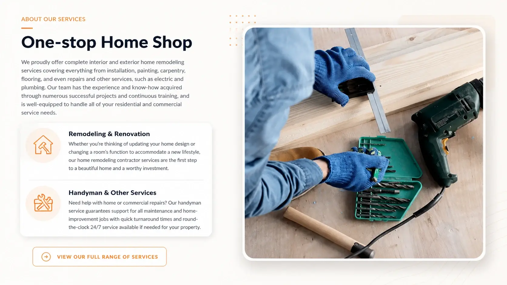 Augusta Home Renovations in Augusta, GA — services overview, after redesign by Zainfy