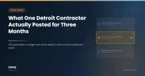 What One Detroit Contractor Actually Posted for Three Months — Zainfy