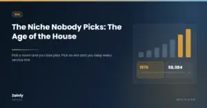 The Niche Nobody Picks: The Age of the House — Zainfy
